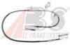 SKODA 3BD609722E Cable, parking brake